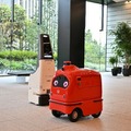 JR東日本とKDDI、配送ロボットがJR目黒MARCビル内の商品を回遊販売 オフィスワーカーにも弁当配送 都市OSとプラットフォームを連携