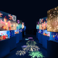 デジタル花火アート続々開催　東京タワー「日本の風景×夜景」、マクセル アクアパーク品川「花火アクアリウム」のマッピングショー　ネイキッド演出