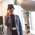 実機なくてもリアル現場にMR仮想ロボットを瞬時に設置し稼働確認　導入を効率化する「RoboLens」デモを公開　ネクストスケープ