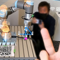 実機なくてもリアル現場にMR仮想ロボットを瞬時に設置し稼働確認　導入を効率化する「RoboLens」デモを公開　ネクストスケープ