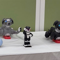 「THE★ROBOTS」ロボットダンスショー公開(ちょもろー)　aiboメンバー全色カラー勢揃い、Romiはどうやって踊るの?