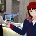 東武百貨店オリジナルアバターが案内　自動応対と遠隔からの有人応対のハイブリットタッチパネルが池袋本店に登場