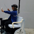 Microsoft HoloLens 2とロボットライドを組み合わせた体験型XRコンテンツを「レジャー&サービス産業展2023」に出展　ハニカムラボ