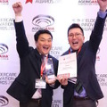 <p>仙台放送　太田茂氏、フューブライト・コミュニケーションズ　近藤幸一氏（photo by Ageing Asia Pte Ltd）</p>