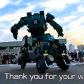 身長4.5m搭乗型ロボット「アーカックス」 ガンダムファクトリー横浜での公式動画を公開　搬入・デモ・夜間走行なども
