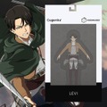 『進撃の巨人』リヴァイとエルヴィンの等身大デジタルフィギュア発売　Quest 3対応のMRアプリやスマホで楽しめる