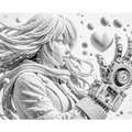 澤村徹氏初の生成AIアート展「突撃恋愛少女」開催中　言葉からAIと描いた作品約80点を展示
