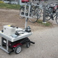 3Dスキャナー搭載の自動走行ロボットが公園内を巡回し、リアルタイムに放置自転車を通知する警備業務を『ARX』で実施　パーソル