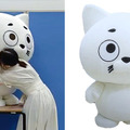 ピア21とアスラテックが触れ合えるバルーンロボットを製作　わかさ生活の店舗で「ブルブルくん」「アイアイちゃん」を運用