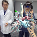 日本メドトロニックやキヤノンら、CT検査画像を立体視で観察するMRトレーニングシステムを開発　肺の立体的な構造理解を促進「MR Anatomy」