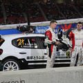 WRC「ラリージャパン」で「藤原とうふ店」カラーのラリーカーが話題に！「頭文字D」の白黒パンダカラー