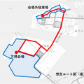 大阪・関西万博の自動運転バスに「ターゲットラインペイント」を採用　大屋根リング下やトンネル内の安定走行に有効と判断
