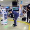 「雑談もできて楽しい」戸田市役所で対話型スマートロボット「Neibo」を用いた案内が好評