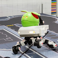 【速報】ガンダム「ハロ」が乗った可愛い「巨大4足歩行型ライド」と「多脚ロボット」を万博でアスラテックが展示へ