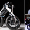 倒れても起き上がる異形のバイク型AIロボット「モトロイド ラムダ」、ヤマハ発が描く「AIと走り、共に育つ未来」とは