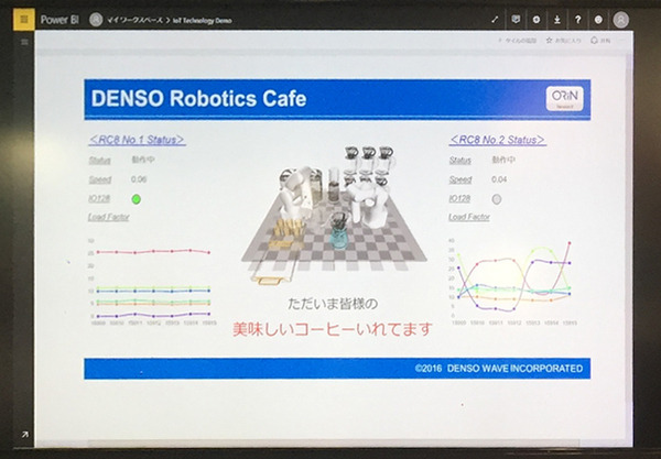 ロボットの稼働データのビジュアライズ