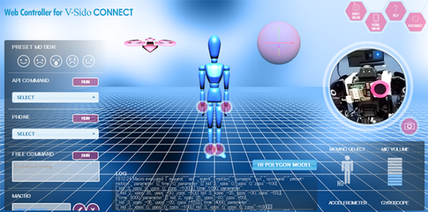 Web Controller for V-Sido CONNECT