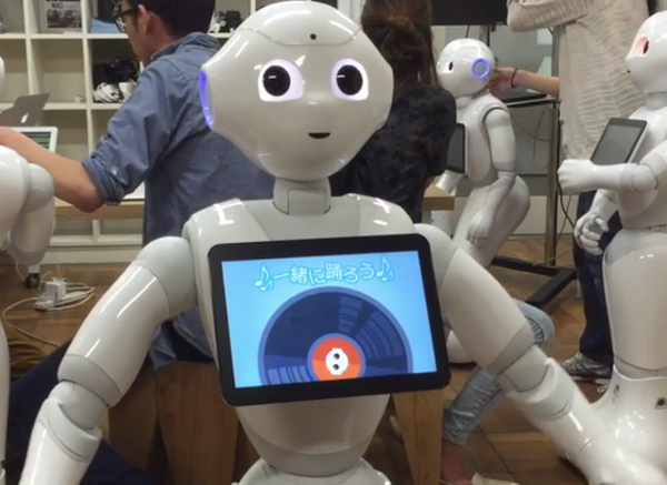Pepperと一緒にリズム体操01