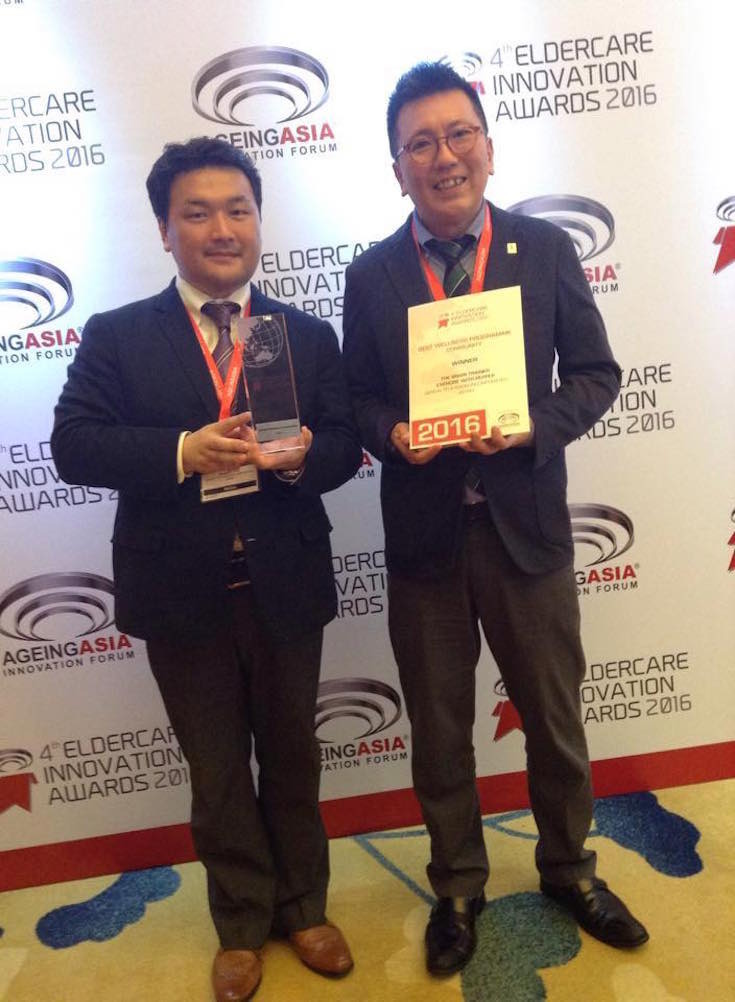 仙台放送　太田茂氏、フューブライト・コミュニケーションズ　近藤幸一氏（photo by Ageing Asia Pte Ltd）