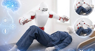 脳の「予測する仕組み」でヒューマノイドが複数の介護動作を学習　早大・NCNP、フィジカルAIの基本原理となる可能性を示す 画像