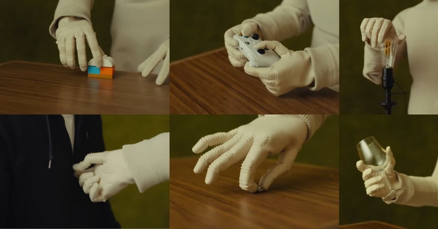 家庭用ヒューマノイド向けロボットハンド「NEO's Hands」新登場 ブロック組み立てや電球の取り付けなど人間並みの動きを再現