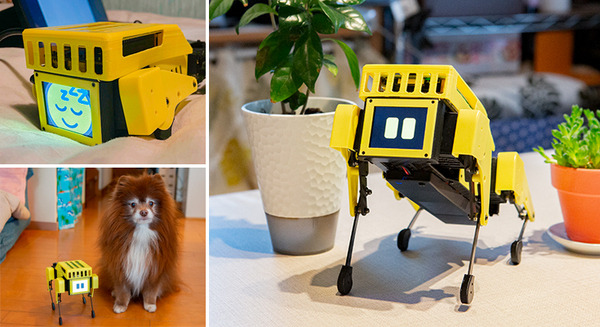 ロボット犬「Mini Pupper」の先行予約販売「Makuake」で開始 DIY版、完成版を用意 マニュアルと動画付き 2時間で1100%を突破