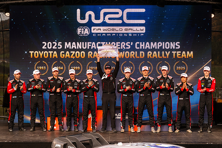 トヨタGRがWRCのチーム王座を確定！次戦ラリージャパンに凱旋、ドライバー王座は大接戦に