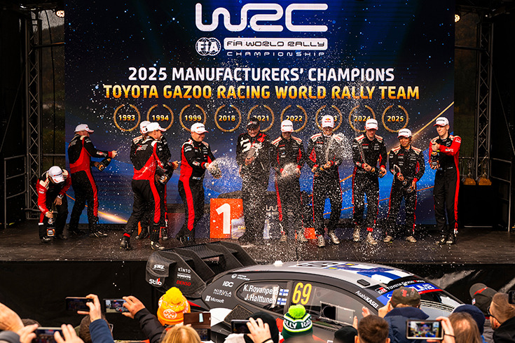 トヨタGRがWRCのチーム王座を確定！次戦ラリージャパンに凱旋、ドライバー王座は大接戦に