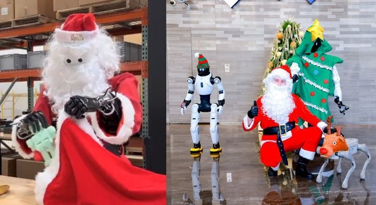 サンタやトナカイに変身するヒューマノイド、ApptronikとAGIBOTのクリスマス仮装事例を紹介 画像