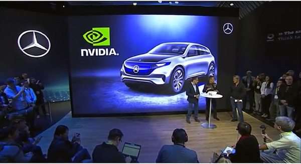 メルセデス・ベンツとNVIDIAがAI自動車技術の提携を発表、1年以内に製品を発売予定 画像