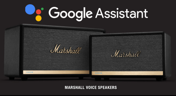 ギター用アンプの名門マーシャルがGoogleアシスタント対応のスマートスピーカーを発売 画像