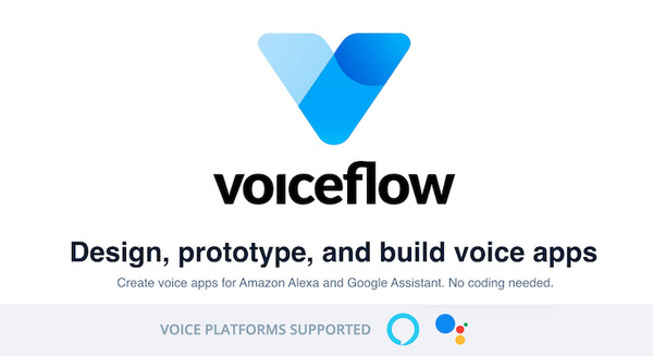 コードを書かずに音声アプリが作れるプラットフォーム「Voiceflow」が3.9億円を調達 画像