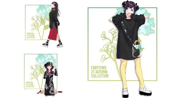 バーチャルYouTuber「花鋏キョウ」がアパレルブランド「42」のシーズンモデルに抜擢！タイアップMV「paradøx」も公開！ 画像