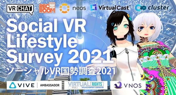 注目集まる【メタバース】での生活実態が明らかに！「ソーシャルVR国勢調査2021」公開 画像