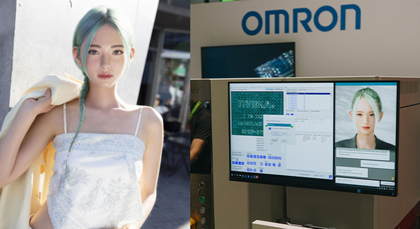 バーチャルヒューマン「Ria」オムロンのCT型X線自動検査装置でAIアバターに起用　「NVIDIA GTC 2025」で公開 画像