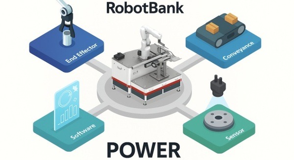 労働力不足解消に向けて多数のサービスロボットを連携、ロボットバンクが新たなコネクトシステム「POWER」を発表 画像