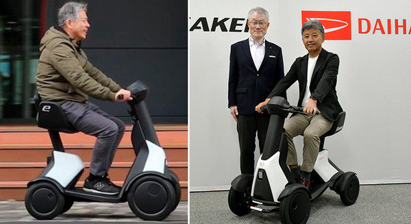 買い物や近距離移動がラクになる、ダイハツの新モビリティ発売「シニア層の毎日をアクティブに」年間販売目標は・・ 画像