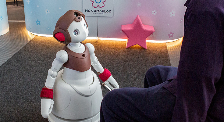 ソニーの子ども型見守り介護ロボット「ハナモフロル」ハナちゃんとの会話体験、癒されました♪　「Open Day」レポート(3) 画像