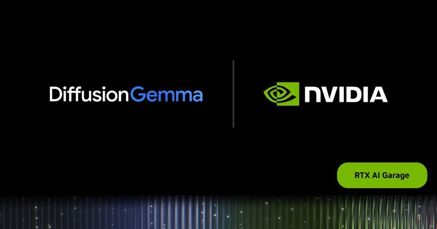 Google DeepMindとNVIDIAが「DiffusionGemma」を公開 自己回帰型LLMの4倍高速化を実現
