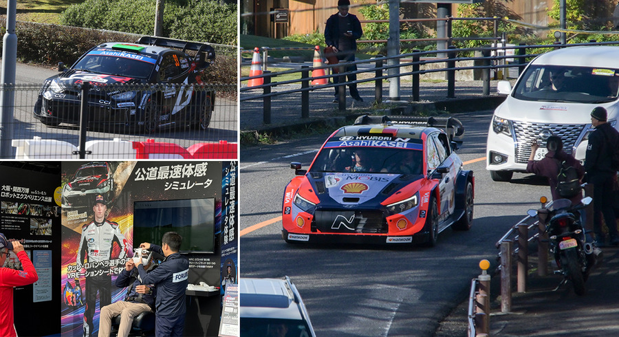 ラリージャパン開幕！トヨタGRドライバー三つ巴のチャンピオン争い、シェイクダウンのトップはエバンス