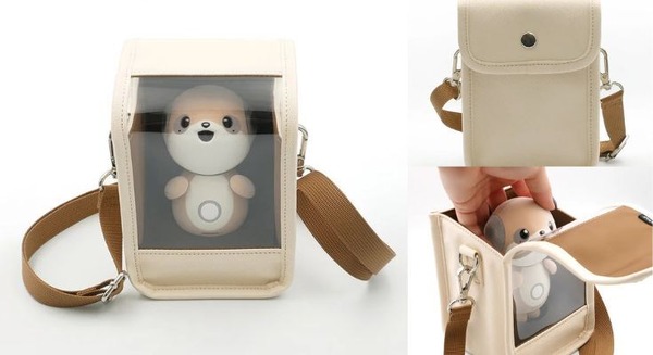 シャープの対話AI「ポケとも」、専用お出かけバッグ発売！500個限定で2/16から 画像