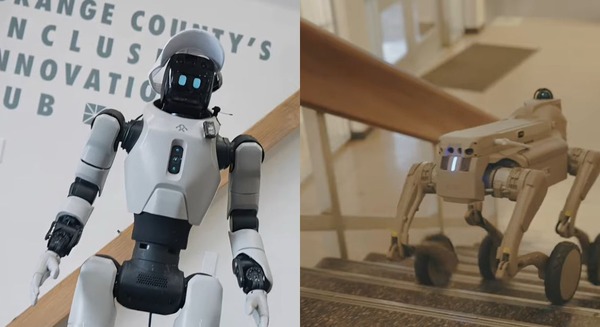ヒューマノイド「FF Master」と四足歩行ロボット「FX Aegis」が教育現場に登場 ファラデー・フューチャー 画像
