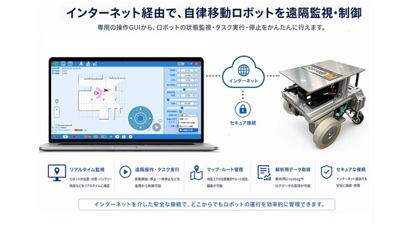 自律移動ロボットの遠隔監視・制御実証をパナソニック アドバンストテクノロジーとVieurekaが推進