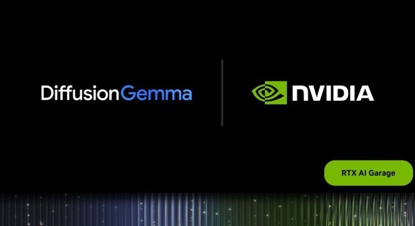 Google DeepMindとNVIDIAが「DiffusionGemma」を公開 自己回帰型LLMの4倍高速化を実現