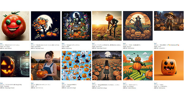 「ハロウィン」をテーマにした「生成AIアートコンテスト」結果発表　未来の農業を創る「AI」と「NFT」の可能性とは