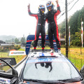 ラリージャパン最終日は雨の決戦、勝田選手が岡崎で2連続トップタイム、総合ではトヨタGRが表彰台を独占