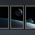 「Atmoph Window 2|Star Wars」第四弾はスター・ウォーズ エピソード2より「コルサント」の風景 摩天楼やスピーダーを再現