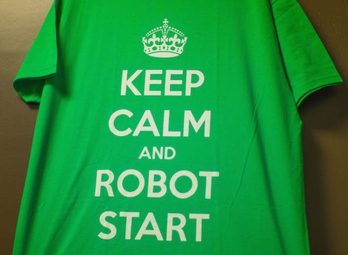 ロボットスタートTシャツ Version 2.0 作りました！