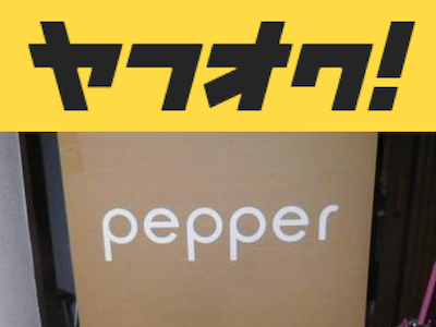 【ヤフオク！】Pepperが1円でオークションに出てる件【入札したった】