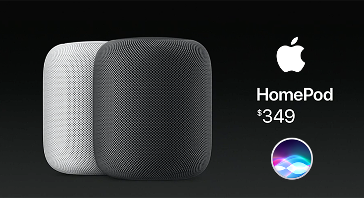 速報】アップルがSiri搭載のスマートスピーカー「HomePod」(ホーム 